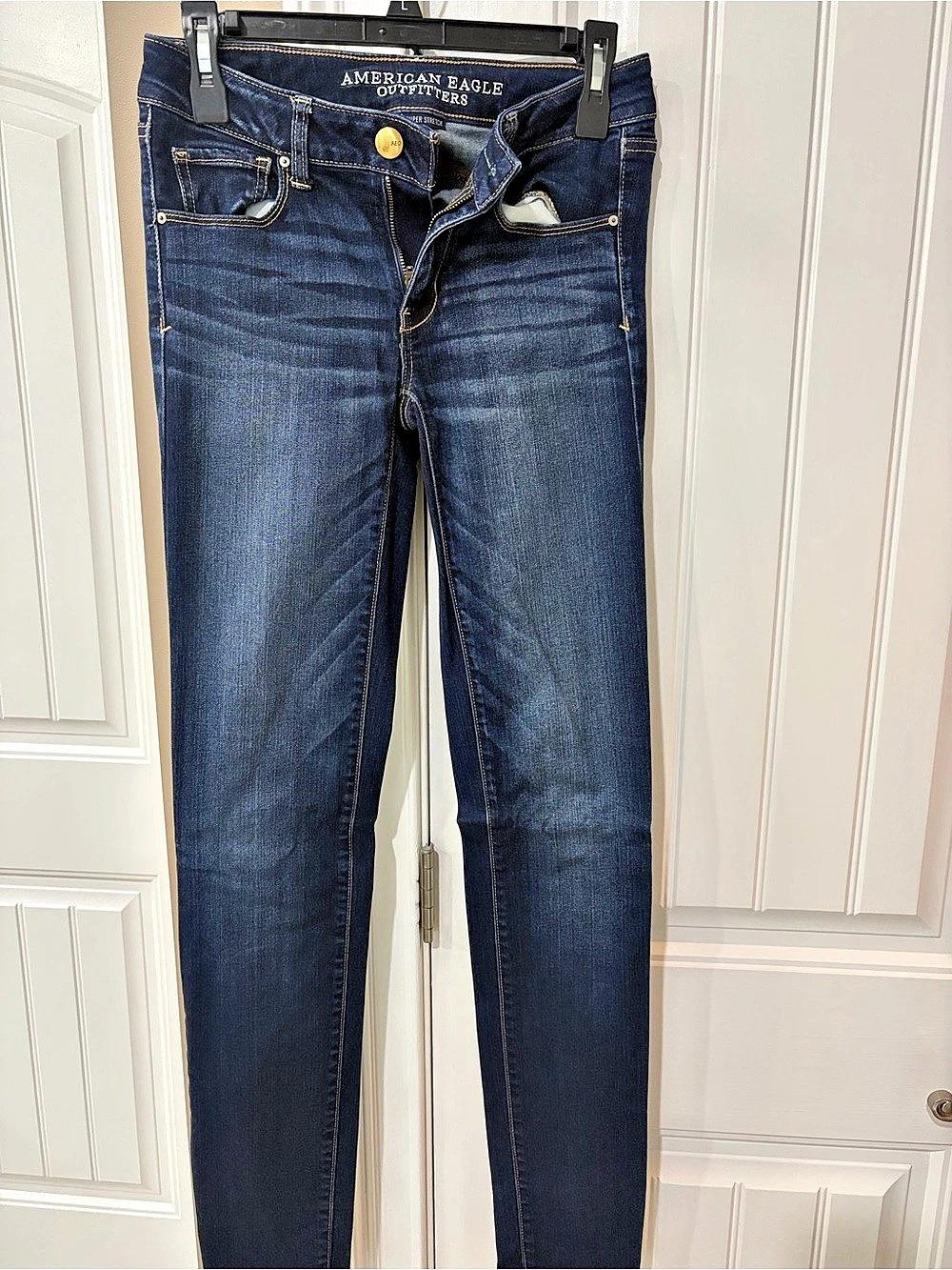 American Eagle Outfitters American Eagle Super Skinny Jeans Skinny Jeans in Blue